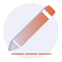 An illustration graphic of a pencil